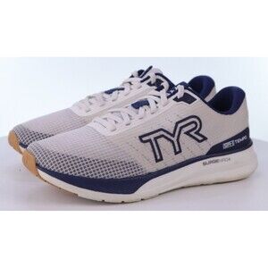 TYR SR-1 Tempo $130 Unisex Running Shoes Size Men 10 Women 11.5 White Blue